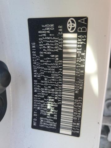 2017 TOYOTA COROLLA L #3280307959