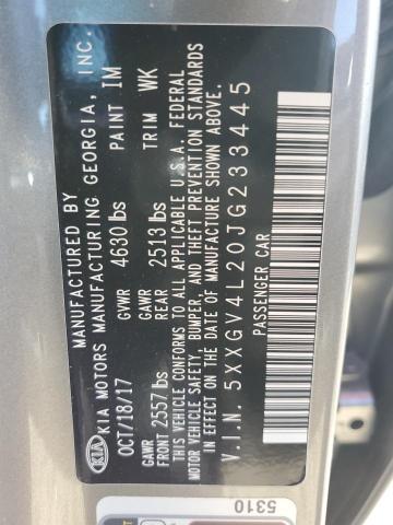 2018 KIA OPTIMA SXL 5XXGV4L20JG233445
