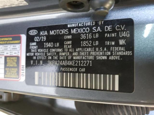 2019 KIA RIO S 3KPA24AB4KE212271