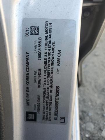 2015 CHEVROLET SPARK 1LT - KL8CD6S98FC793838