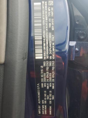 2019 ALFA ROMEO STELVIO - ZASPAJAN2K7C58002