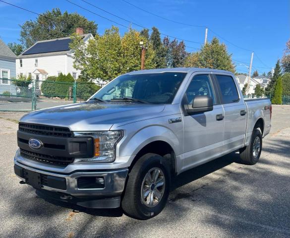 FORD F150 SUPER 2018 gray  gas 1FTEW1E58JFD22222 photo #3