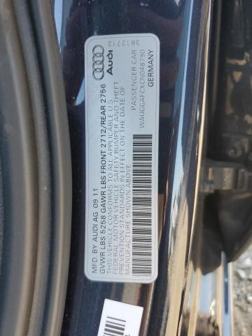 2012 AUDI A6 PREMIUM #3290412763