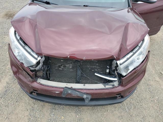 2016 TOYOTA HIGHLANDER XLE 5TDJKRFH0GS316781