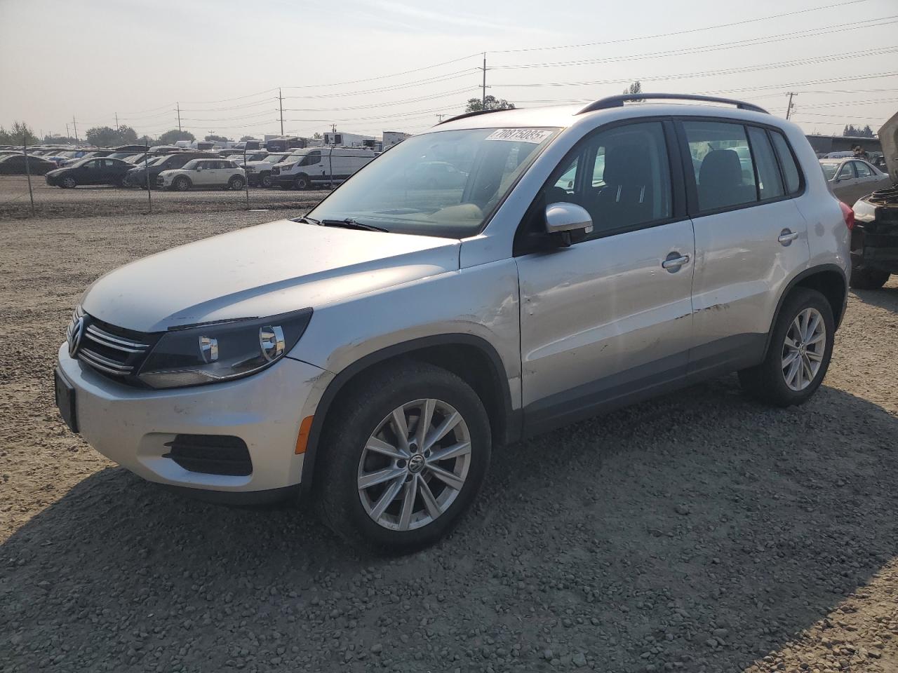 Lot #3265841226 2017 VOLKSWAGEN TIGUAN S