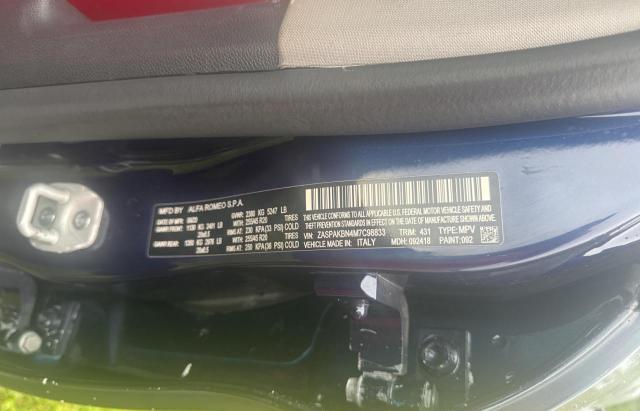 2021 ALFA ROMEO STELVIO TI ZASPAKBN4M7C98833