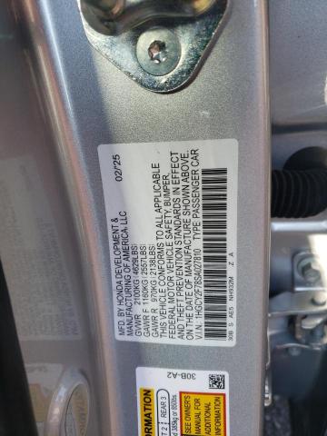 2025 HONDA ACCORD HYBRID SPORT-L 1HGCY2F78SA027810