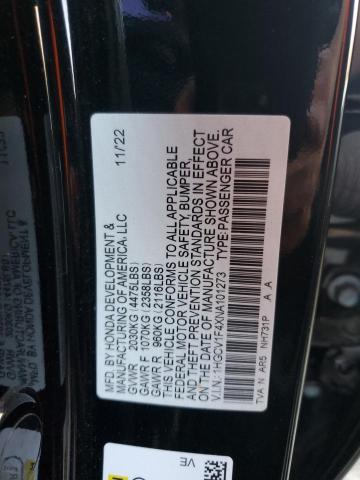2022 HONDA ACCORD SPORT SE 1HGCV1F4XNA101273