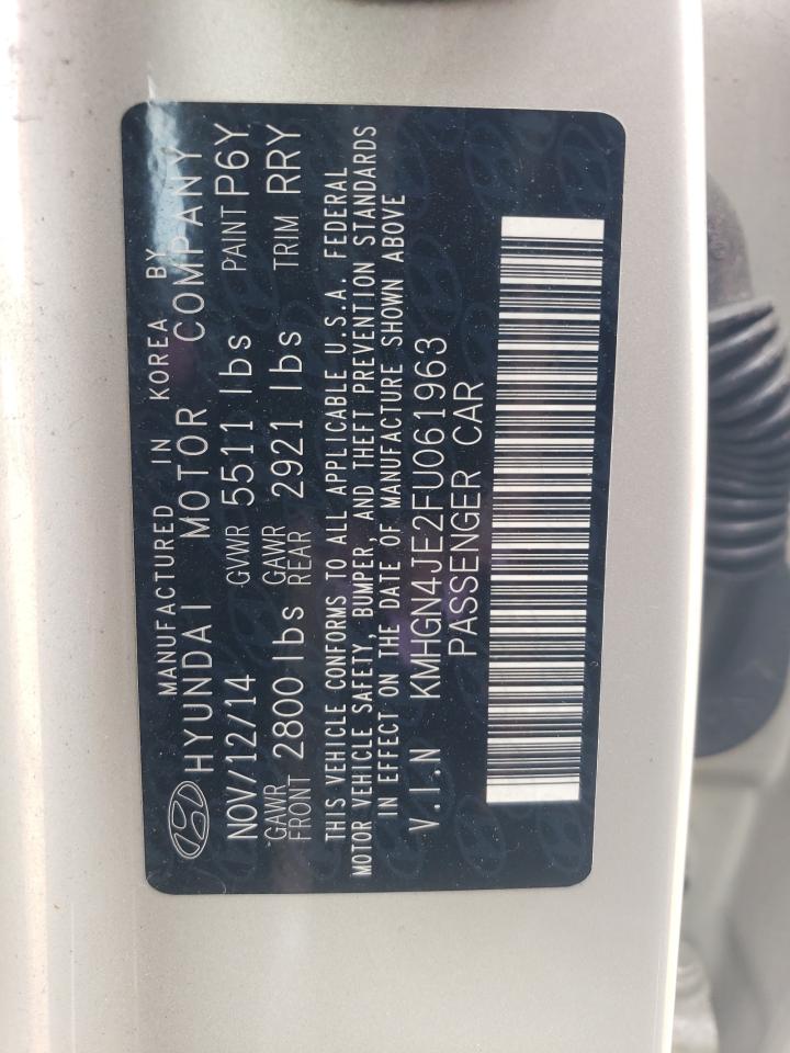 HYUNDAI GENESIS 3.8L