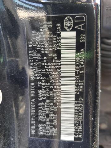 2016 TOYOTA COROLLA L 2T1BURHE0GC596146