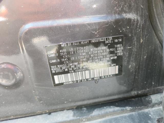 2017 SUBARU OUTBACK 2. 4S4BSAFC7H3284632