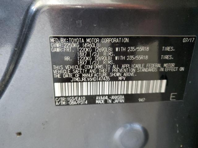 2017 TOYOTA RAV4 HV LI JTMDJREV6HD147435