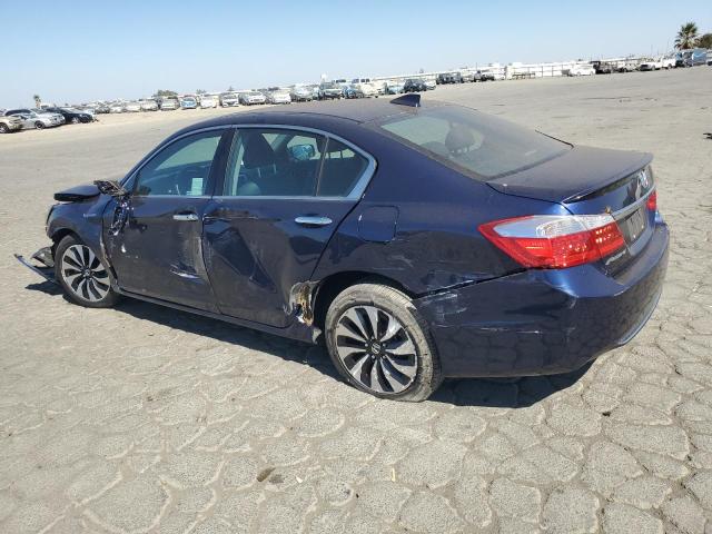 HONDA ACCORD HYB 2015 blue  hybrid engine 1HGCR6F5XFA013769 photo #3