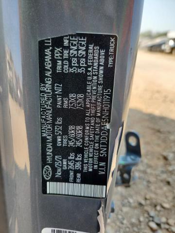2022 HYUNDAI SANTA CRUZ SEL PREMIUM 5NTJDDAF5NH011915