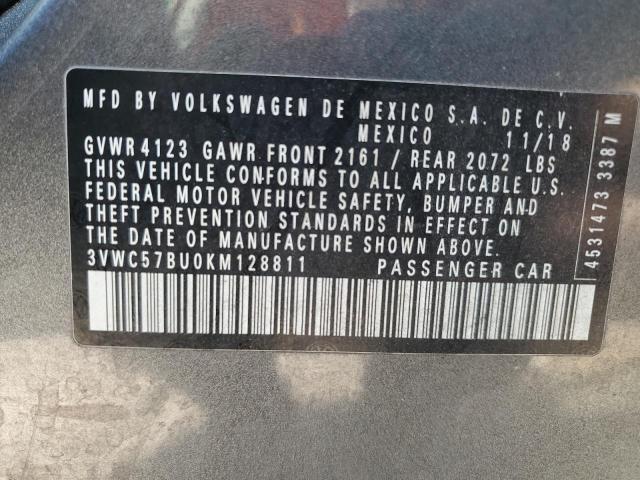 2019 VOLKSWAGEN JETTA 3VWC57BU0KM128811