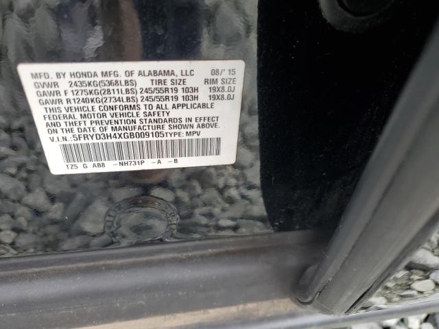 2016 ACURA MDX TECHNOLOGY 5FRYD3H4XGB009105