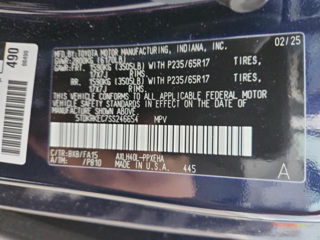 2025 TOYOTA SIENNA LE 5TDKRKEC7SS246654