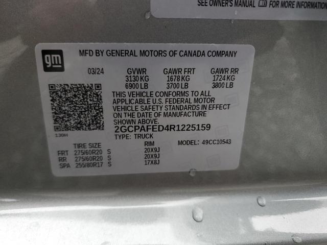 2024 CHEVROLET SILVERADO C1500 HIGH COUNTRY #3302798979