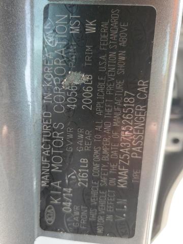 2015 KIA FORTE SX KNAFZ5A37F5265187