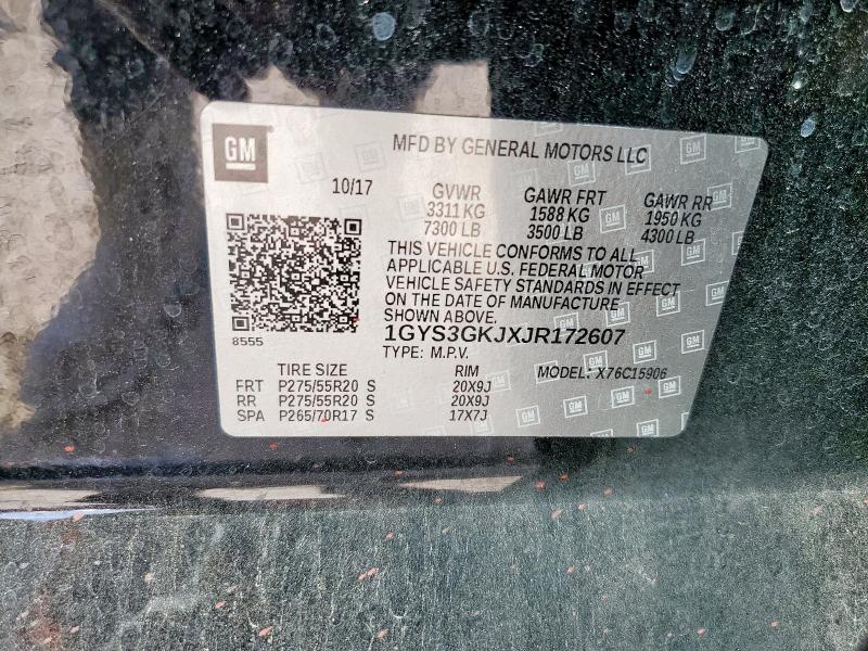 2018 CADILLAC ESCALADE ESV - 1GYS3GKJXJR172607