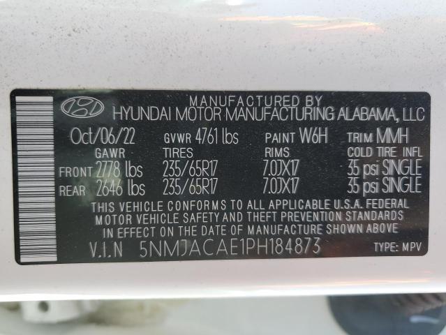 2023 HYUNDAI TUCSON SE 5NMJACAE1PH184873