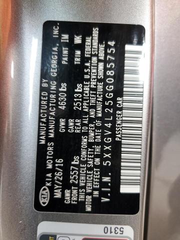 2016 KIA OPTIMA SXL 5XXGV4L25GG085754