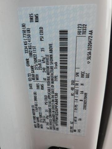 2023 FORD F150 SUPERCREW - 1FTFW1EDXPFA86130