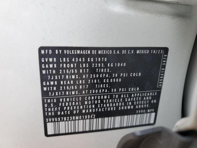 2024 VOLKSWAGEN TAOS S 3VV5X7B23RM019842