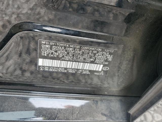 2013 LEXUS IS 350 - JTHBE5C21D5031690