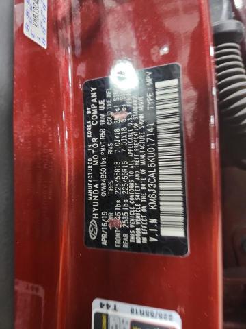 2019 HYUNDAI TUCSON LIM KM8J3CAL6KU017141