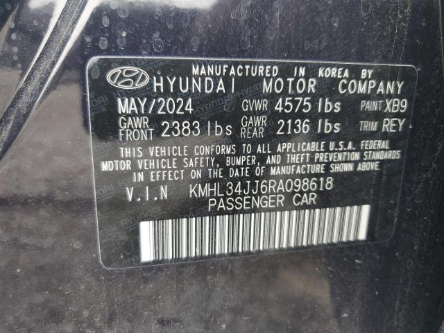 2024 HYUNDAI SONATA HYB KMHL34JJ6RA098618