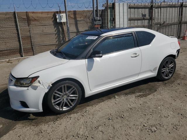 TOYOTA SCION TC 2013 white  gas JTKJF5C76D3057714 photo #1