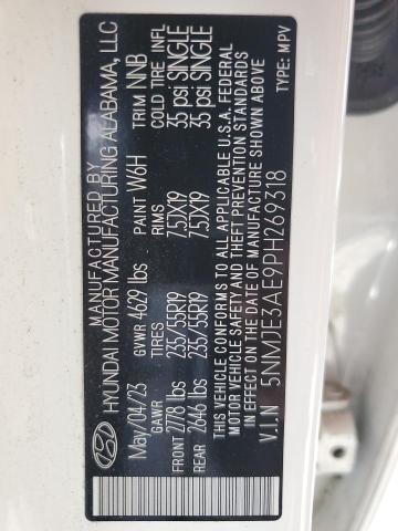 2023 HYUNDAI TUCSON LIMITED 5NMJE3AE9PH269318