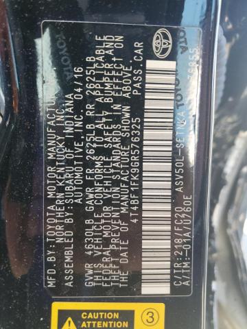 2016 TOYOTA CAMRY LE - 4T4BF1FK9GR576325