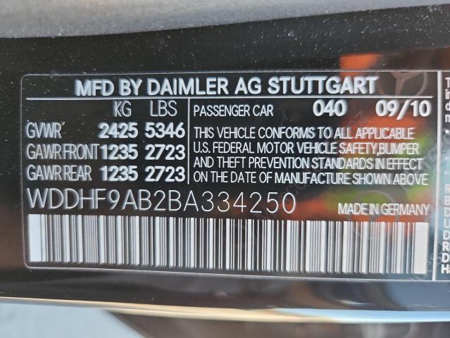 2011 MERCEDES-BENZ E 550 4MAT - WDDHF9AB2BA334250