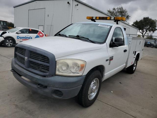 DODGE RAM 2500 S 2008 white pickup gas 3D2WR26D68G240761 photo #1