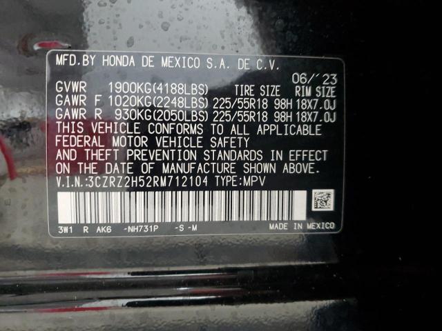 2024 HONDA HR-V SPORT 3CZRZ2H52RM712104