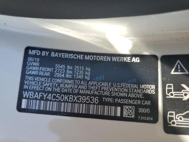 2019 BMW M850XI WBAFY4C50KBX39536