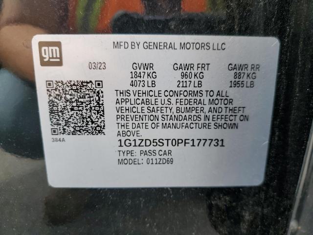 2023 CHEVROLET MALIBU LT - 1G1ZD5ST0PF177731