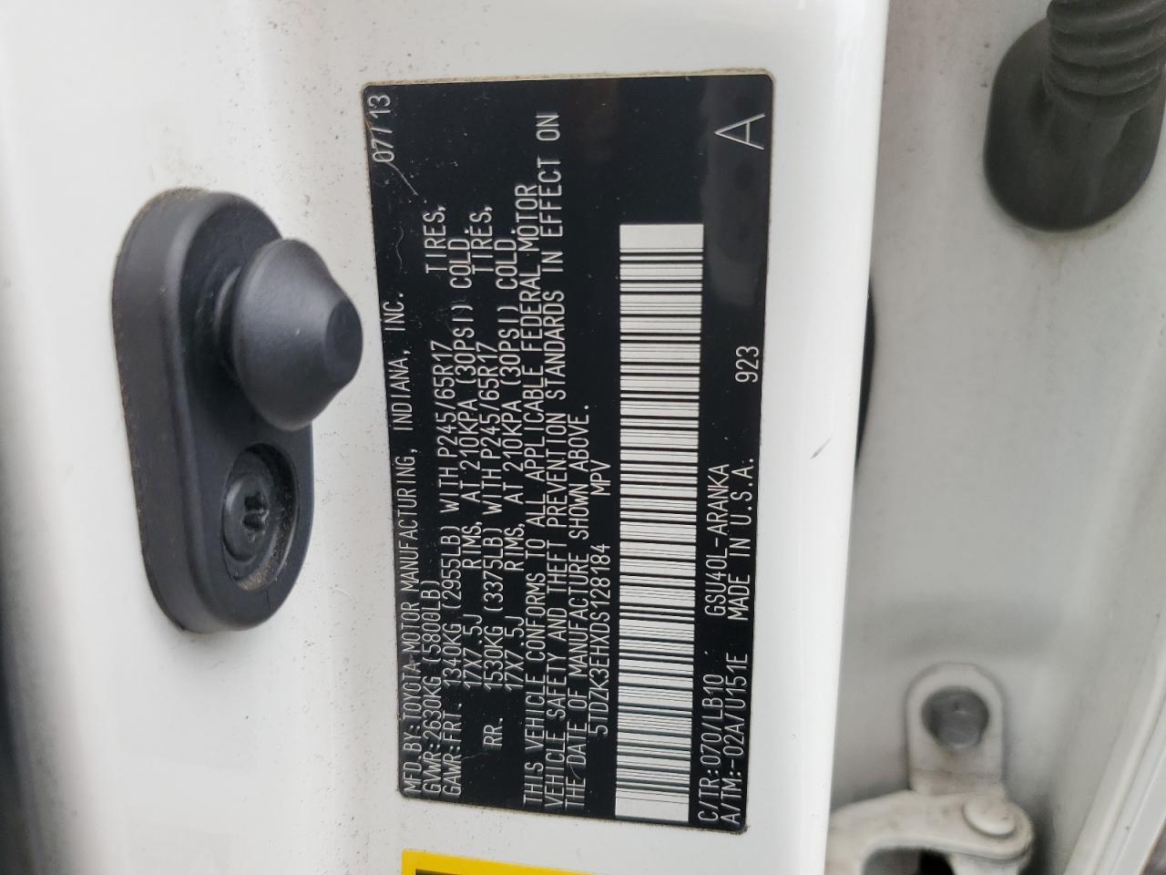 TOYOTA HIGHLANDER BASE