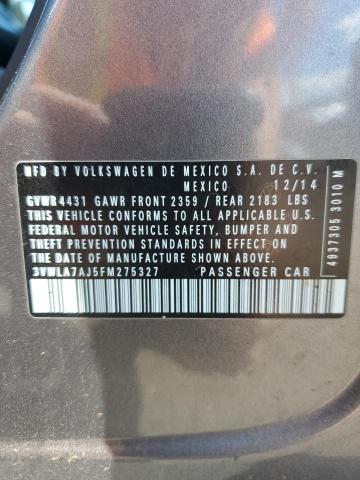2015 VOLKSWAGEN JETTA TDI 3VWLA7AJ5FM275327