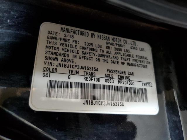 2018 NISSAN ROGUE SPOR JN1BJ1CP3JW153154