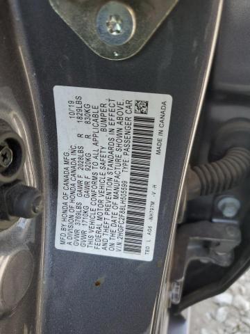 2020 HONDA CIVIC SPORT 2HGFC2F88LH505599