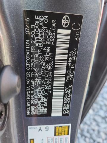 2016 TOYOTA PRIUS #3287786094