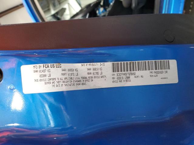 2015 FIAT 500 POP 3C3CFFAR5FT678092
