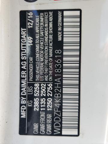 2017 MERCEDES-BENZ E 300 4MAT WDDZF4KB2HA183618