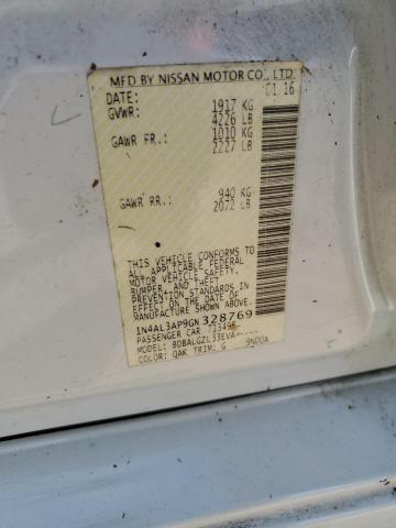 2016 NISSAN ALTIMA 2.5 - 1N4AL3AP9GN328769