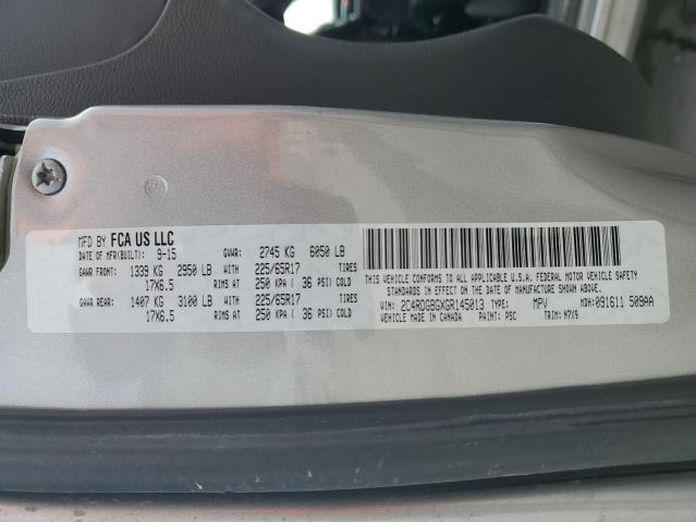 2016 DODGE GRAND CARA #3284048795