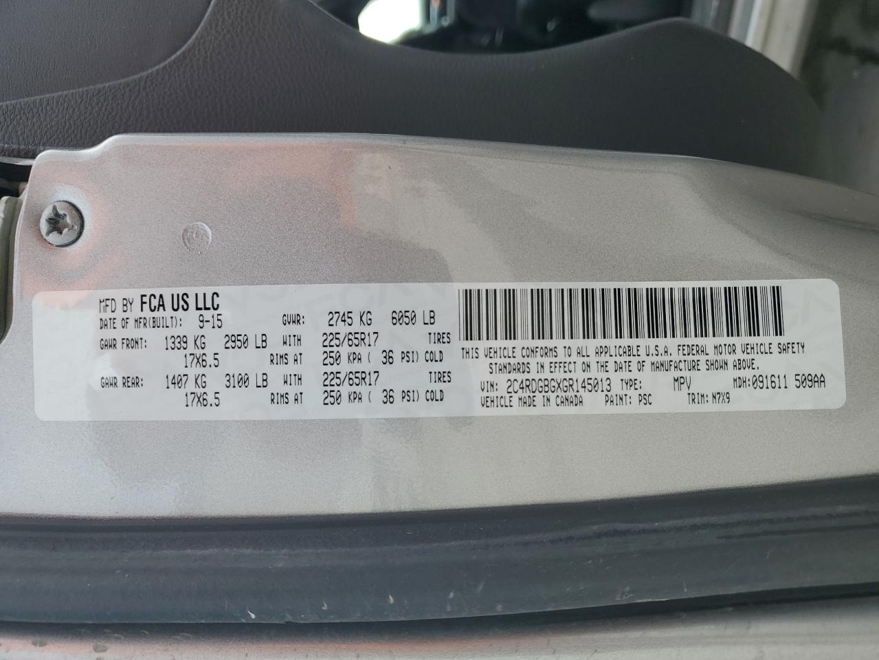 DODGE GRAND CARAVAN SE