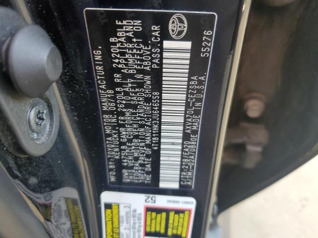 2018 TOYOTA CAMRY L 4T1B11HK3JU646558